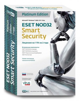 ESET NOD32 Smart Security Platinum Edition -   2  (NOD32-ESS-NS-BOX-2-1)