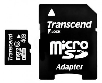    microSDHC TRANSCEND 4